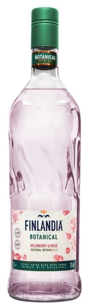 Finlandia Botanical Wildberry & Rose 30% 1 l (holá láhev)