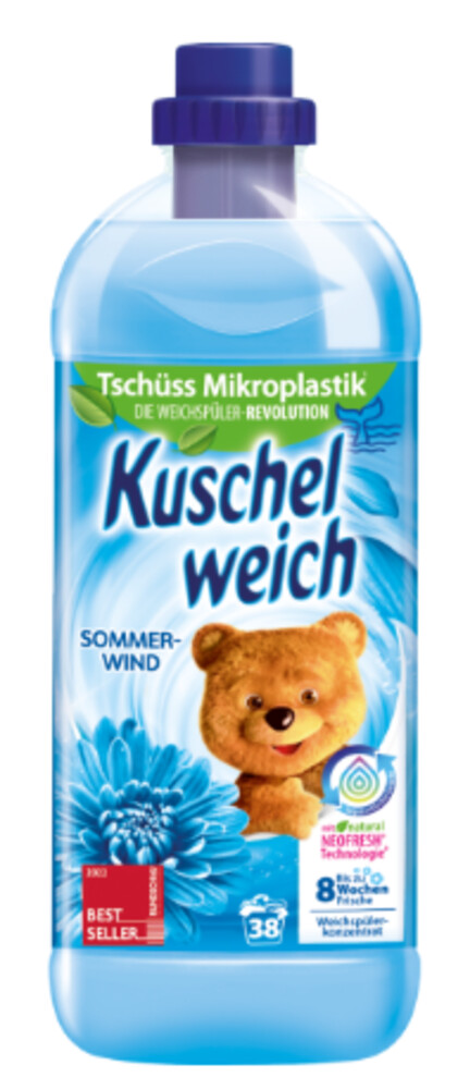 Kuschelweich Sommerwind Weichspüler 38 wl 1 l