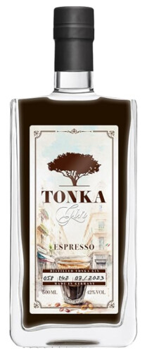 Tonka Gin Espresso 42% 0,5 l (holá láhev)