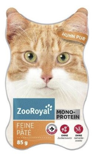 ZooRoyal Mono.protein Feine Paté Huhn Pur 85 g