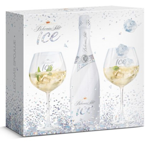 Bohemia Sekt Ice 11% 0,75 l +2x sklenička (karton)