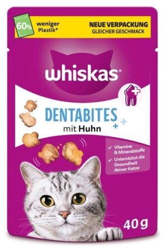 Whiskas Denta Bites mit Huhn 40g 