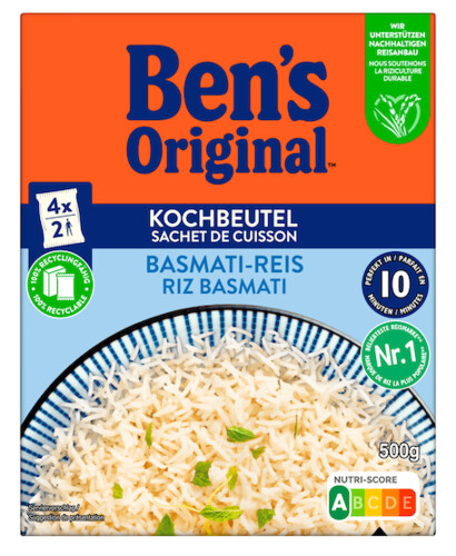 Uncle Ben´s Basmati 10min Kochbeutel 500 g