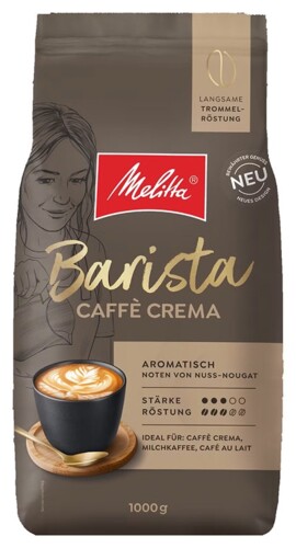Melitta Barista Caffé Crema zrnková káva 1 kg
