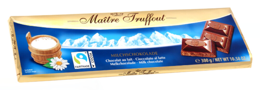 Maitre Truffout mléčná čokoláda 300 g