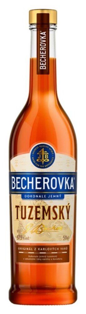Becherovka Tuzemský 37,5% 0,5 l (holá láhev)