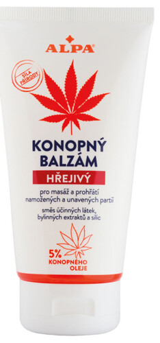 Alpa Konopný balzám hřejivý 150 ml