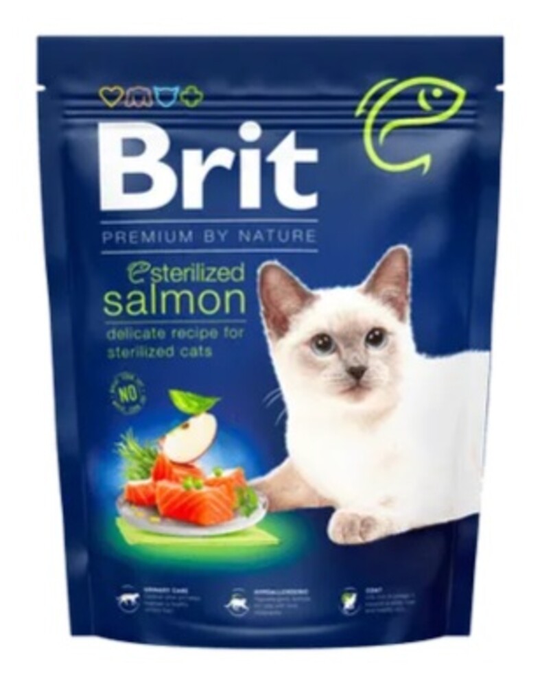 Brit premium by Nature Cat Sterilized Salmon 300 g