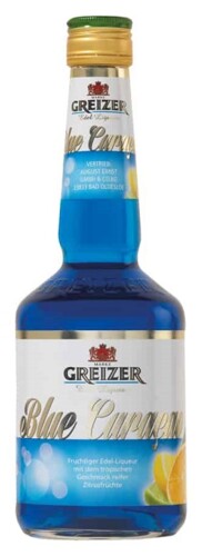 Greizer Blue Curacao 21% 0,5 l (holá láhev)