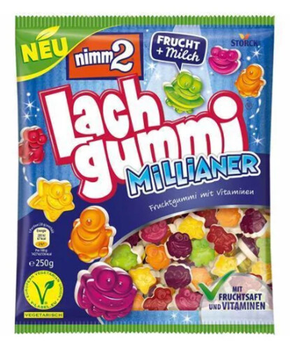 Storck Nimm2 Lachgummi Millianer 250 g