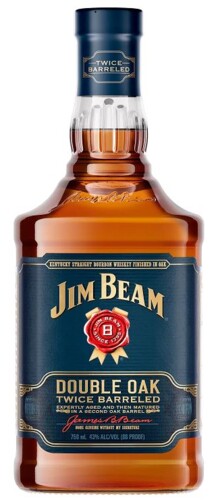 Jim Beam Double Oak Twice 43% 0,7 l (bloße Flasche)