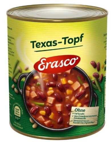 Erasco Texas-Topf 800 g