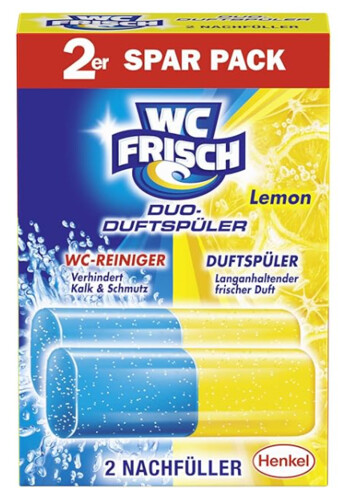 Henkel Wc Frisch Duo Lemon Original - závěsný čistič s vůní 80 g