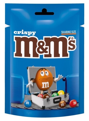M&M Cripsy Pouch 187 g