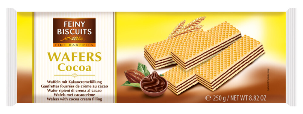 Waffeln mit Kakaocremefüllung 250 g