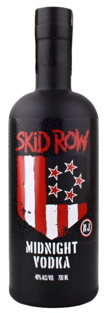 Skid Row Midnight Vodka 40% 0,7 l (holá láhev)