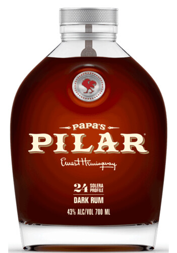 Papa´s Pilar Dark Rum 43% 0,7 l (holá láhev)