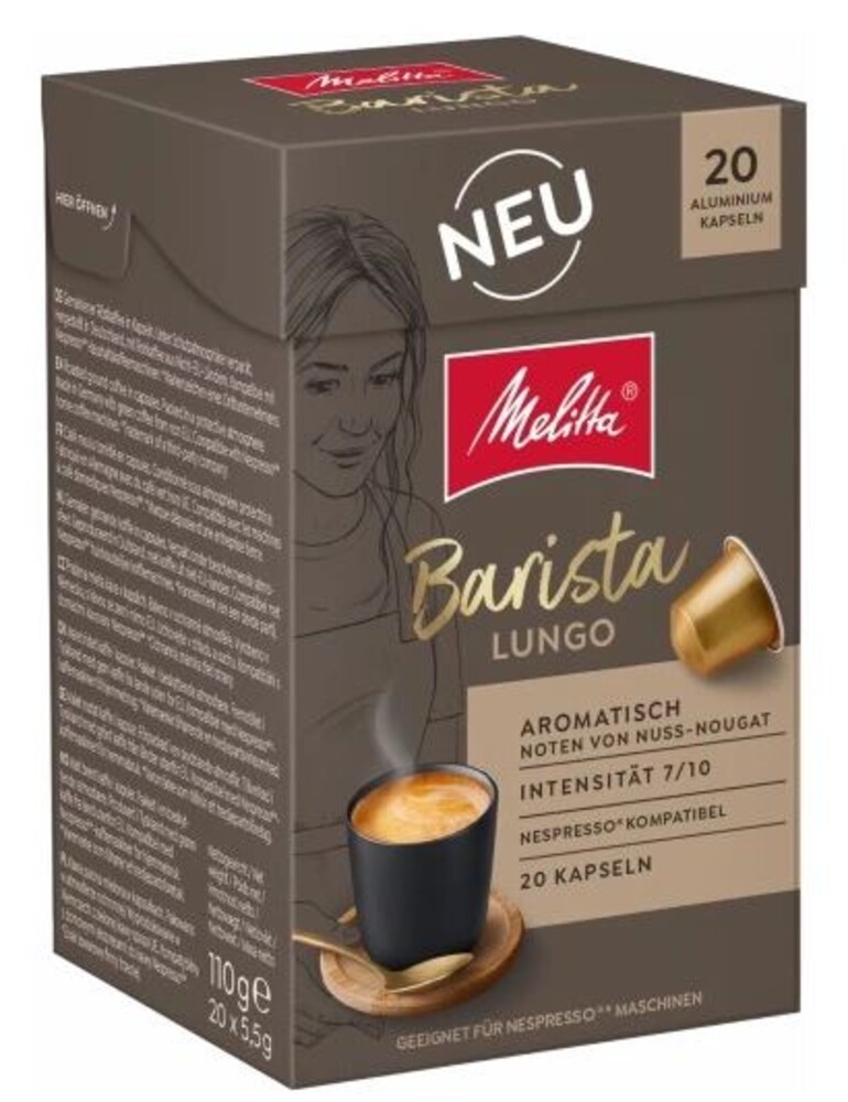 Melitta Barista Lungo kapsle 20 ks