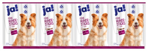 Ja! Hundesticks mit Kalb 8 x 11 g