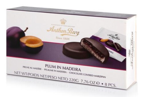 Anthon Berg švestky v Madeiře 220 g