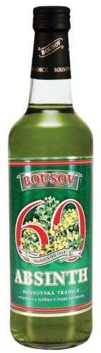 Absinth Bousov 60%  0,5 l (holá láhev)