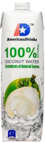 American Drinks 100% Natural Coconut Water 1 l 