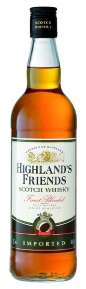Highlands Friends whisky 40% 1 l (holá láhev)