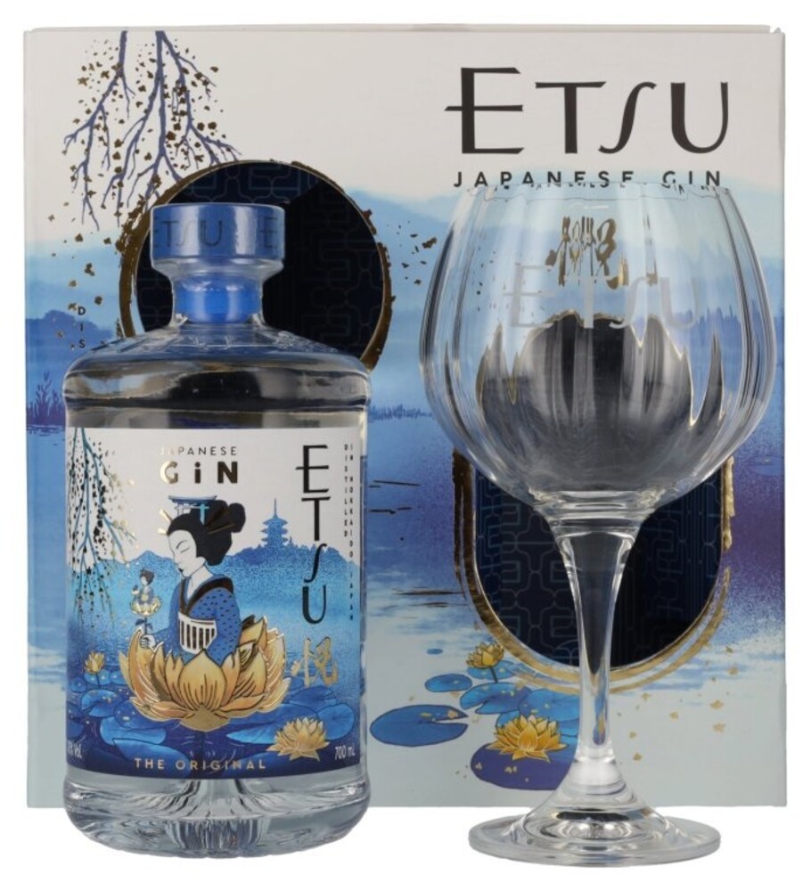 Etsu Japanese Gin 43% 0,7 l + sklenička (karton)