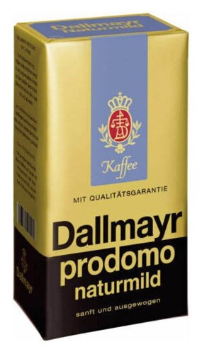Dallmayr prodomo Naturmild mletá káva 500 g