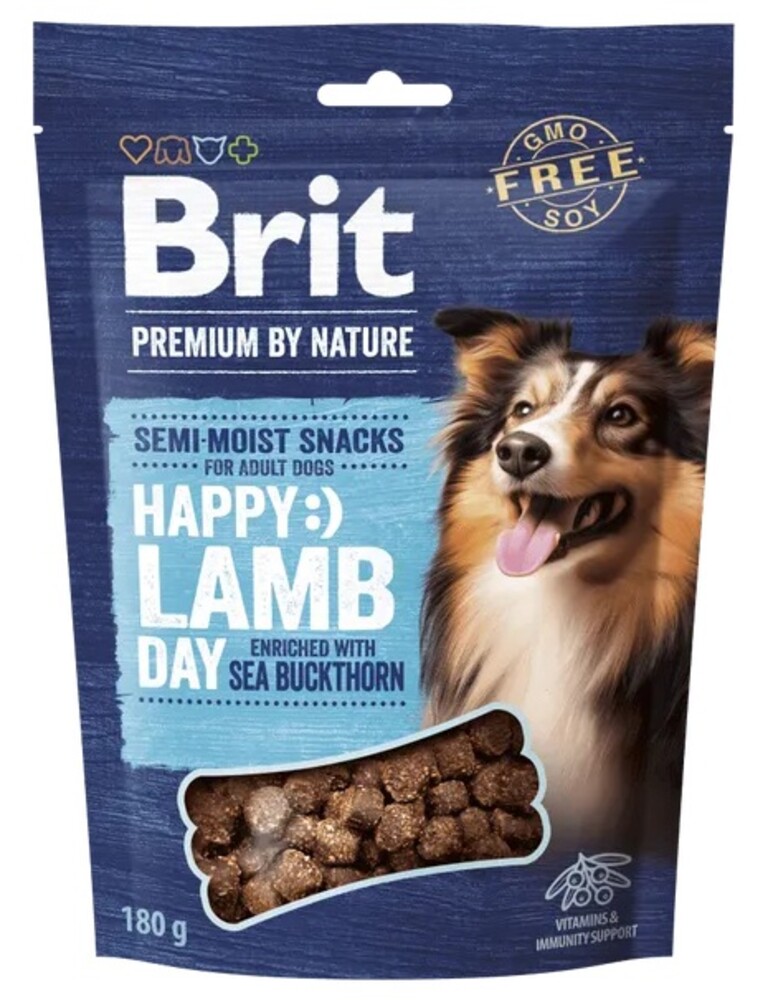 Brit Premium by Nature Semi-Moist Snacks Lamb with Dea Buckthorn 180 g