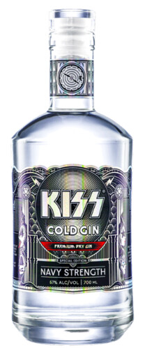 Kiss Cold Gin Navy Strength 57% 0,7 l (bloße Flasche)