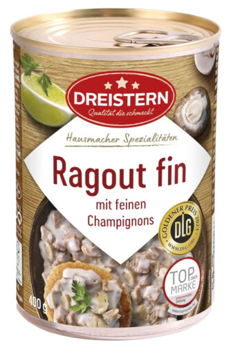 Dreistern Ragout Flosse 400 g