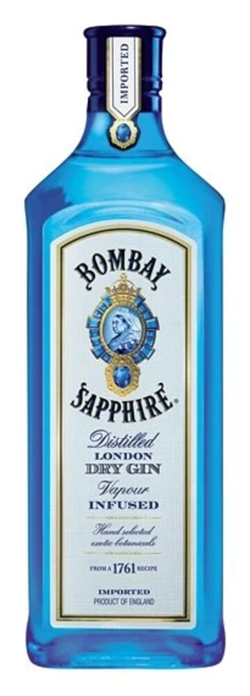 Bombay Sapphire 40% 1 l (holá láhev)