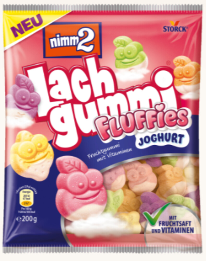 Storck Nimm2 Lachgummi Fluffies Joghurt 200 g