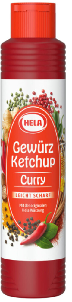Hela Curry Ketchup Scharf 800 ml