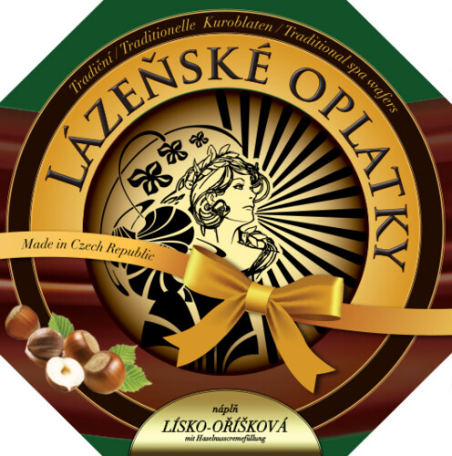 Hodonín Lázeňské Oplatky Lísko Oříškové 175 g