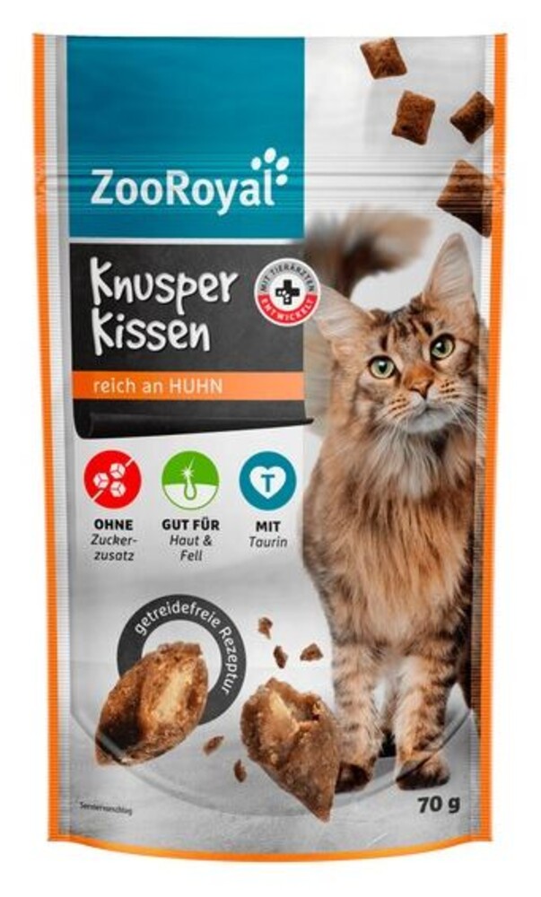 ZooRoyal KnusperKissen Huhn 70 g