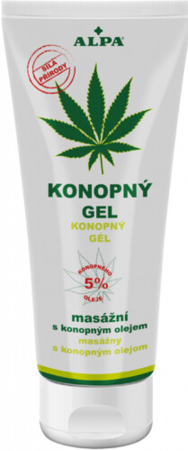 Alpa konopný gel masážní 100 ml