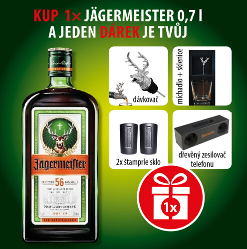 Jägermeister  35% 0,7 l (holá láhev)