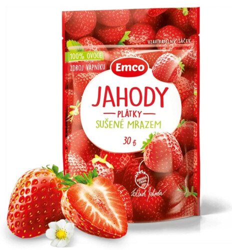 Emco Mrazem Sušené Jahody 30 g