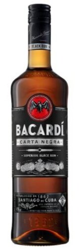 Bacardi Carta Negra 40% 1 l  (holá láhev)