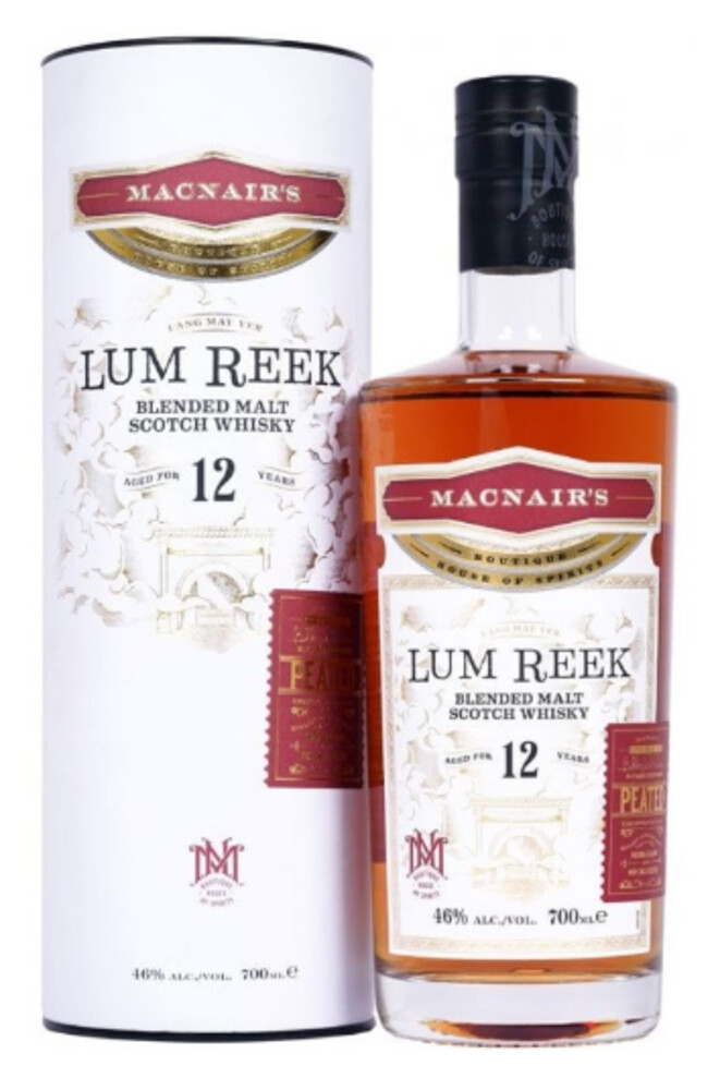 MacNair's Lum Reek Peated 12Y 46% 0,7 l (tuba)