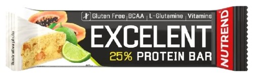 Nutrend Excelent Protein Bar  limetka + papaya 85 g