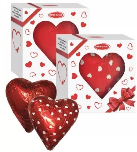 Chocoland Srdce mléčná čokoláda 40 g