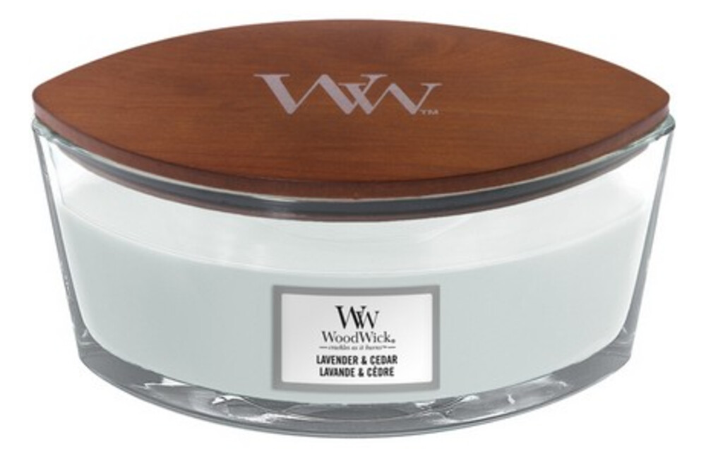 Woodwick Svíčka Lod' Lavender & Cedar 453,6g