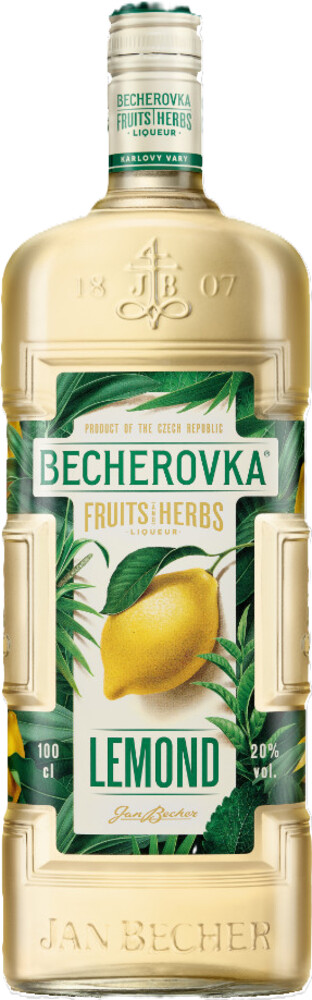 Becherovka Lemond  20% 1 l (holá láhev)