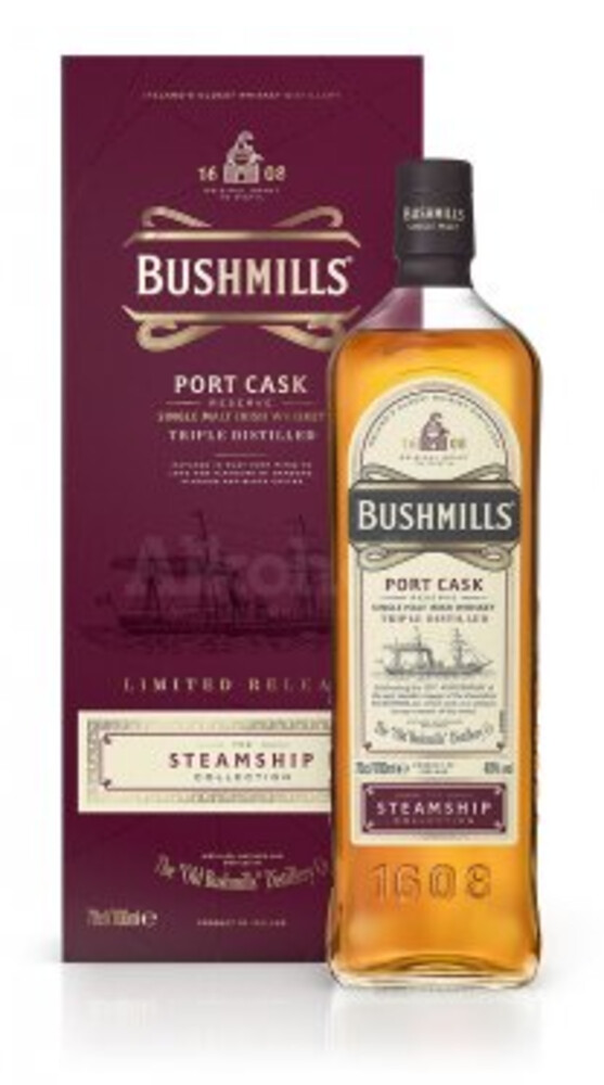 Bushmills Irish Whiskey Steamship Port Cask 40% 0,7 l (karton)