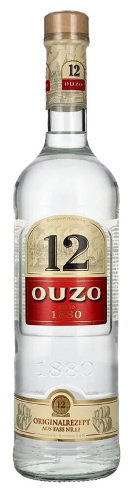 Ouzo 12 40% 1 l (holá láhev)