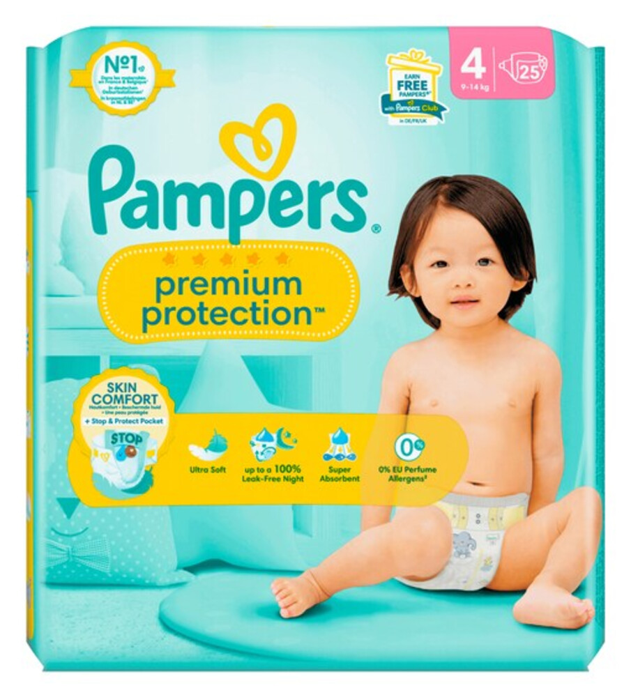 Pampers Pp Sp Gr.4 Maxi 9-14kg 25ks