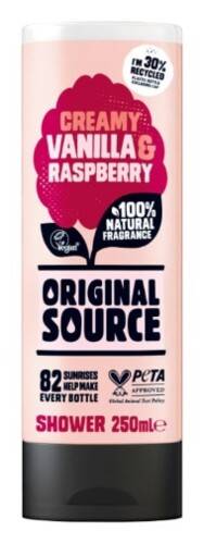 Original Source Creamy Vanilla & Raspberry sprchový gel 250 ml